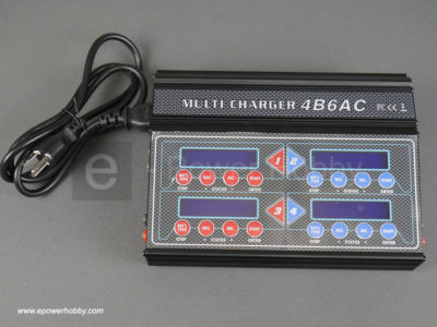 4B6AC 4x 80W RC Lipo Balance Charger/Discharger